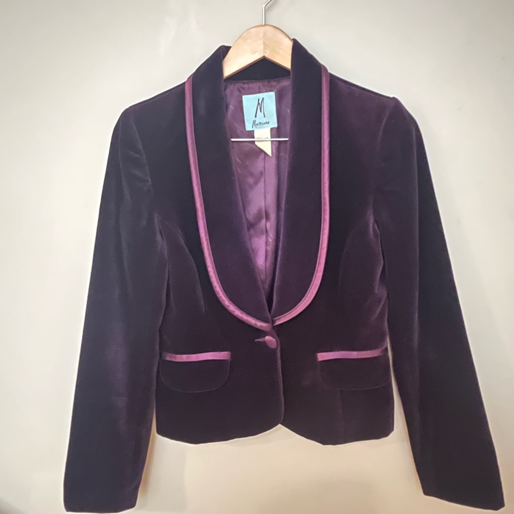 GUESS by Marciano - Purple Velvet Blazer